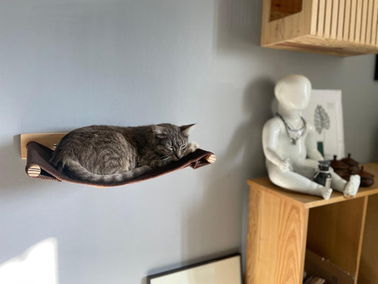 hamac chat bois et tissu seconde main